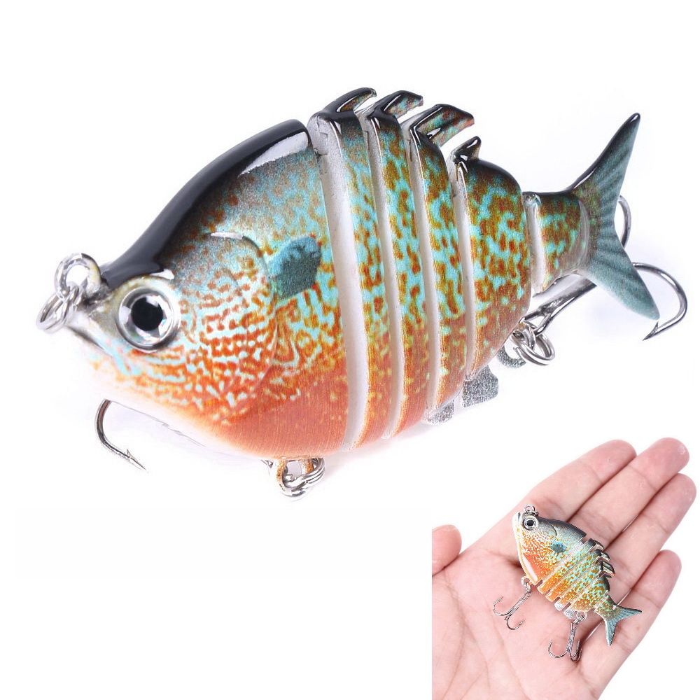 Fishing Hook Treble - 63mm 9.3g เหมือนจริงปลานิล Swimbait เหยื่อตกปลา Hard