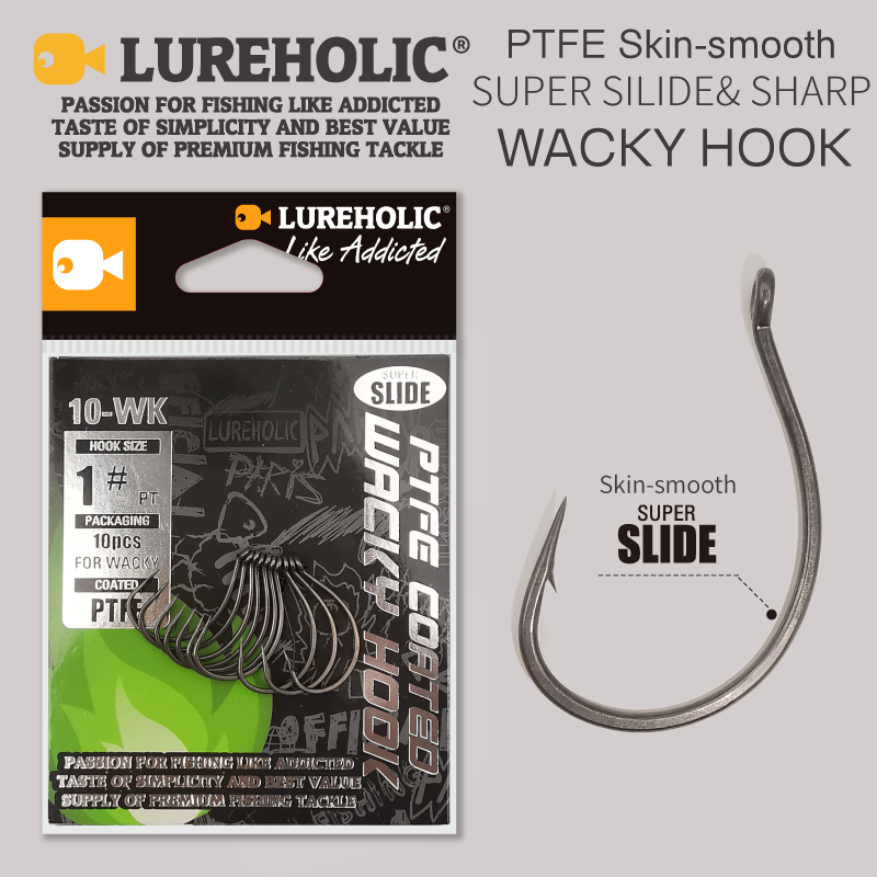 Fishing Hook Circle - LUREHOLIC PTFE Super สไลด์ Wacky Hook