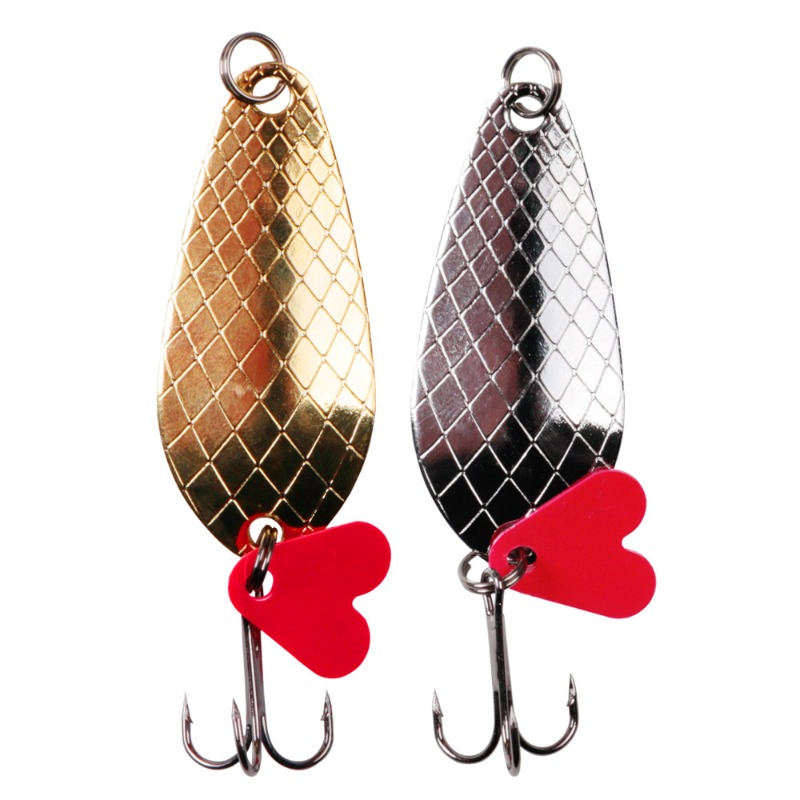 1PCS โลหะ Jigging Spinner ช้อน - Fishing Hook Treble บทวิจารณ์และราคา