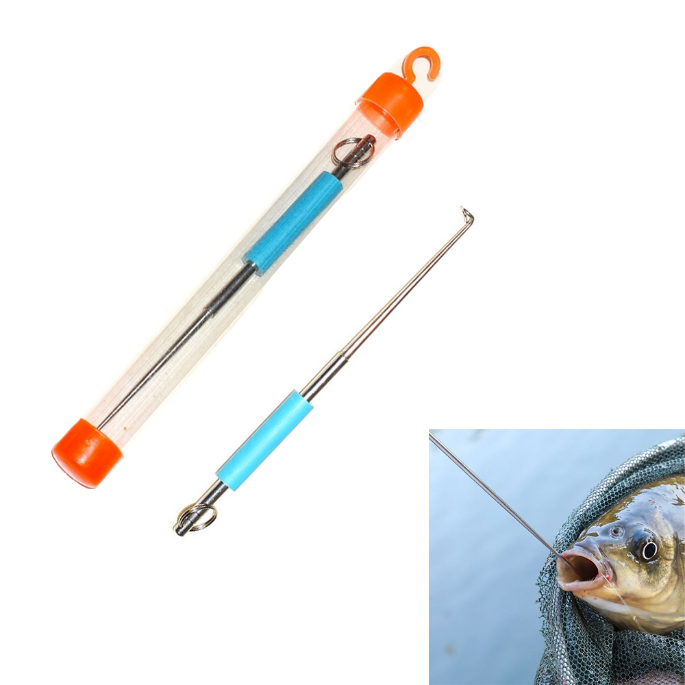 1ชิ้นตะขอตกปลาสแตนเลสปลอดภัยอุ - Fishing Hook Remover บทวิจารณ์และราคา