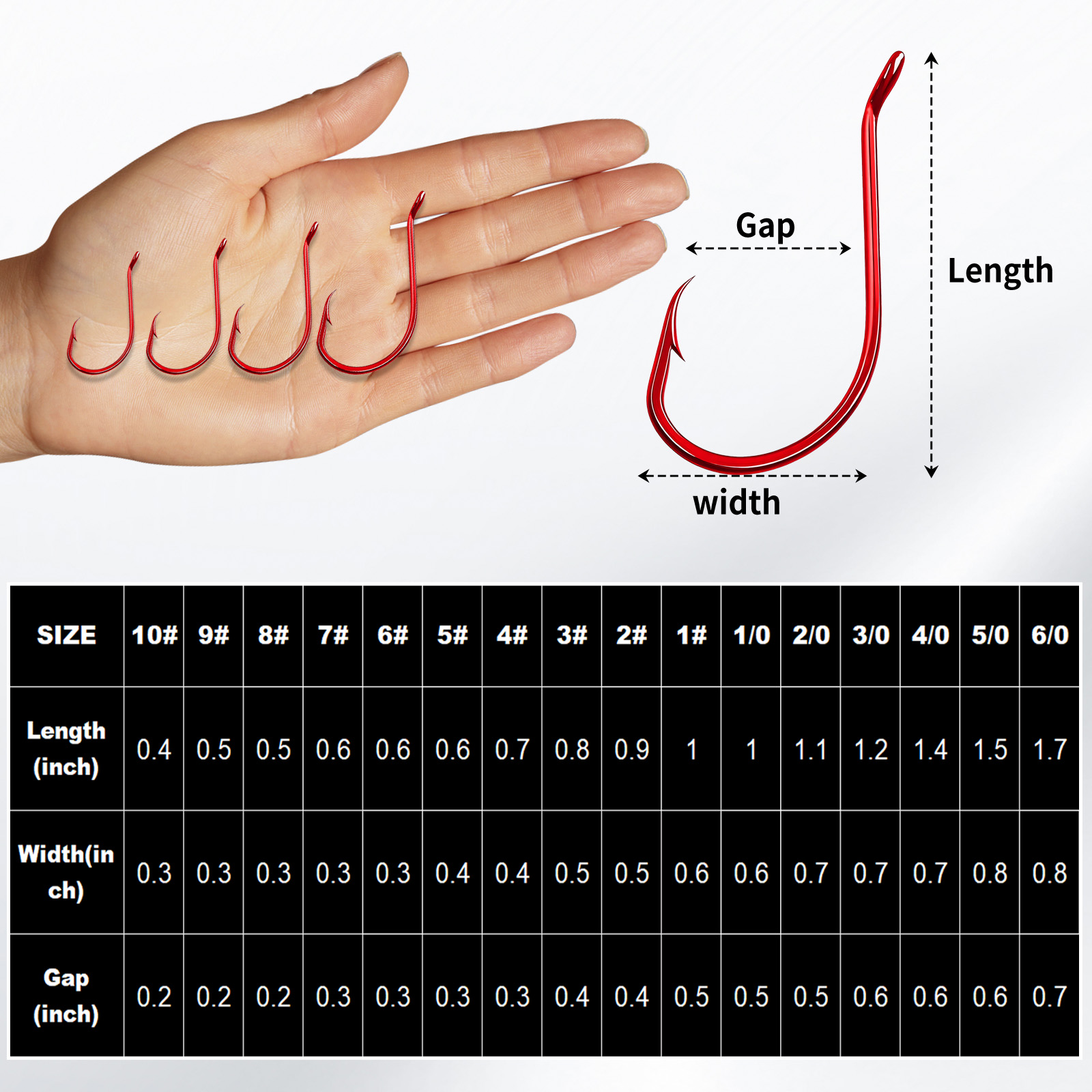 9 กม. 100 ชิ้นตะขอปลาหมึกยักษ์ - Fishing Hook Assortment บทวิจารณ์และราคา