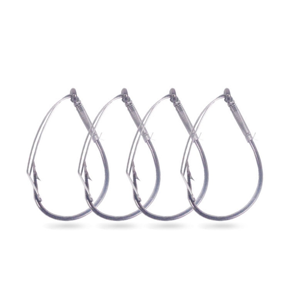 ตะขอเบ็ดตกปลาเหล็กคาร์บอนสูง10 - Fishing Hook Weedless บทวิจารณ์และราคา