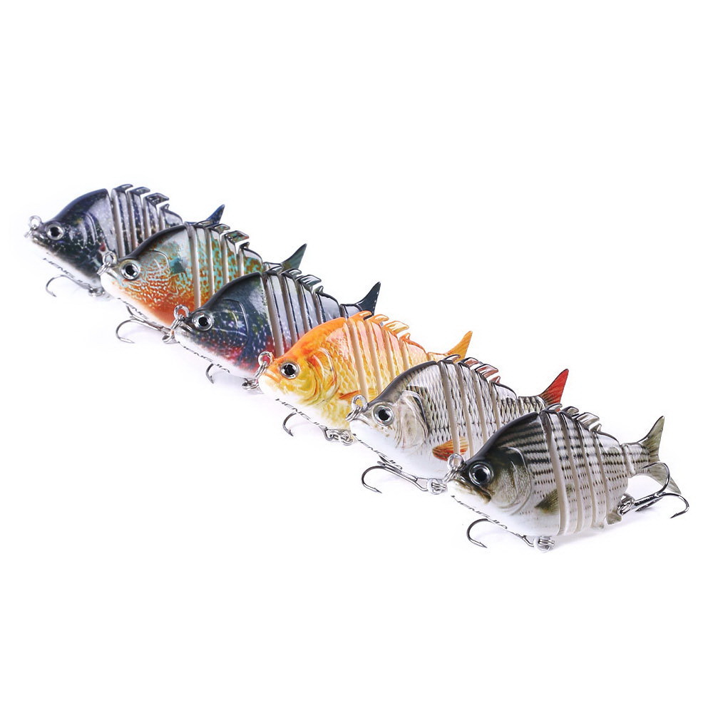 63mm 9.3g เหมือนจริงปลานิล Swi - Fishing Hook Treble บทวิจารณ์และราคา