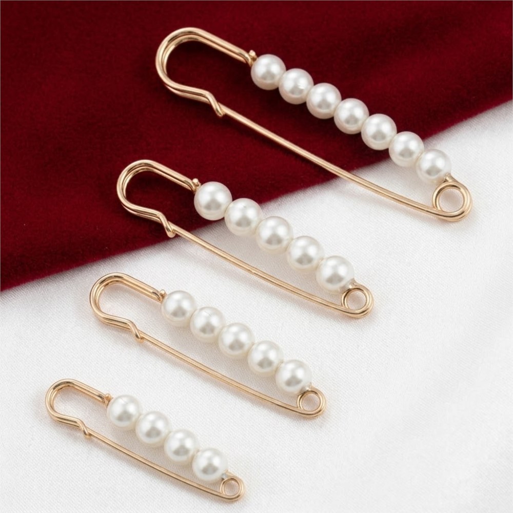 เข็มกลัดตกแต่งมุกเทียมขนาดใหญ่ - Fishing Hook Size บทวิจารณ์และราคา