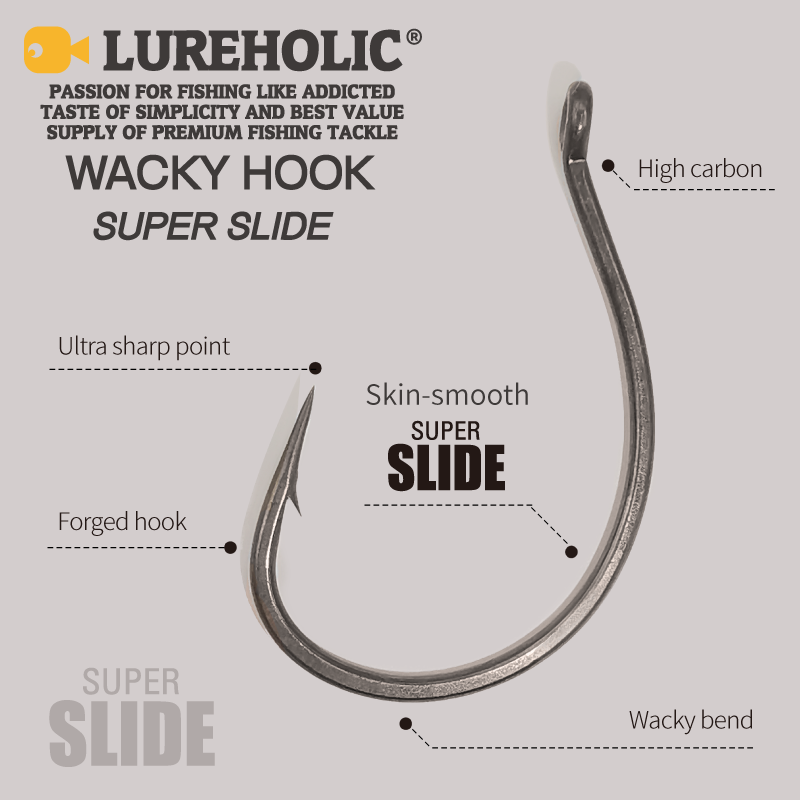 LUREHOLIC PTFE Super สไลด์ Wac - Fishing Hook Circle บทวิจารณ์และราคา