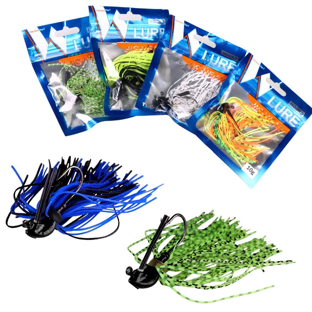 10pcs 7g 10g 14g Weedless JIG  - Fishing Hook Weedless บทวิจารณ์และราคา