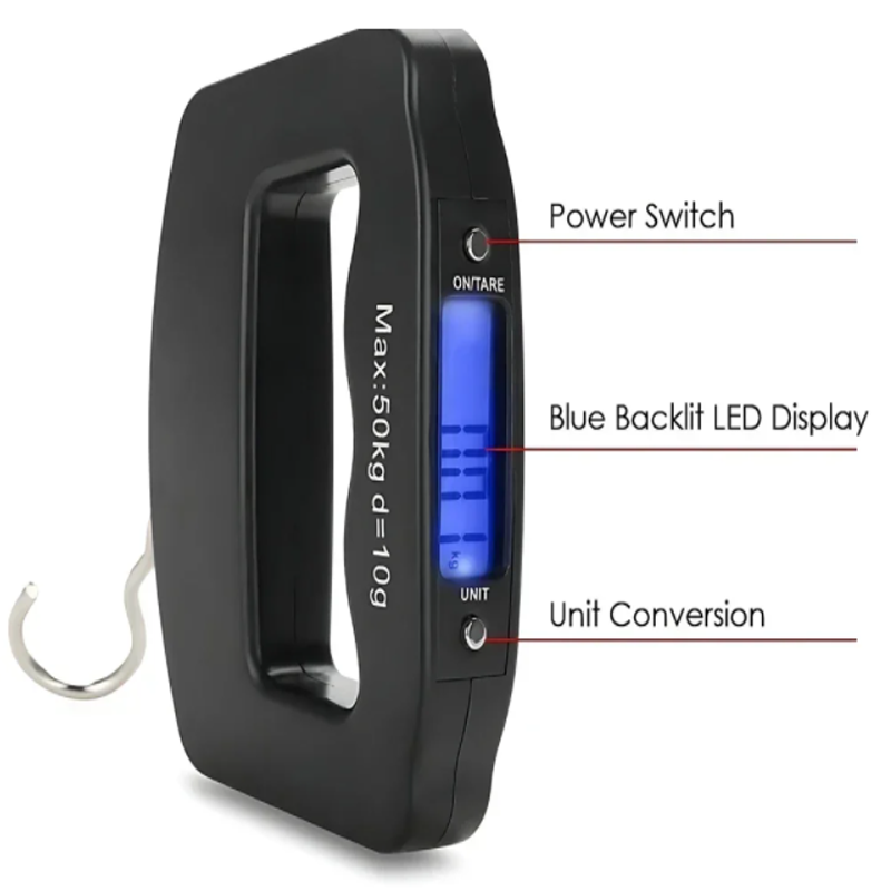 เครื่องชั่งน้ำหนักกระเป๋าเดินท - Fishing Hook บทวิจารณ์และราคา