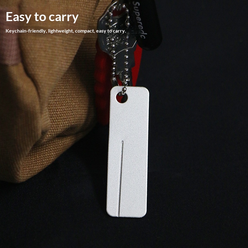 หินลับมีดเพชรขนาดเล็กแบบพวงกุญ - Fishing Hook บทวิจารณ์และราคา