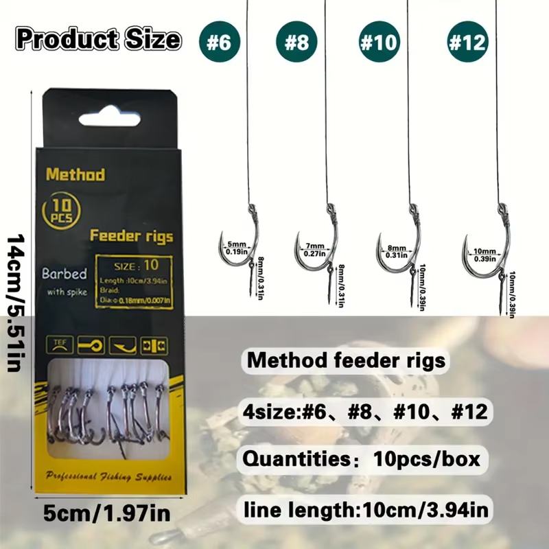 ชุดอุปกรณ์ตกปลาคาร์พแบบใหม่ YO - Fishing Hook Assortment บทวิจารณ์และราคา