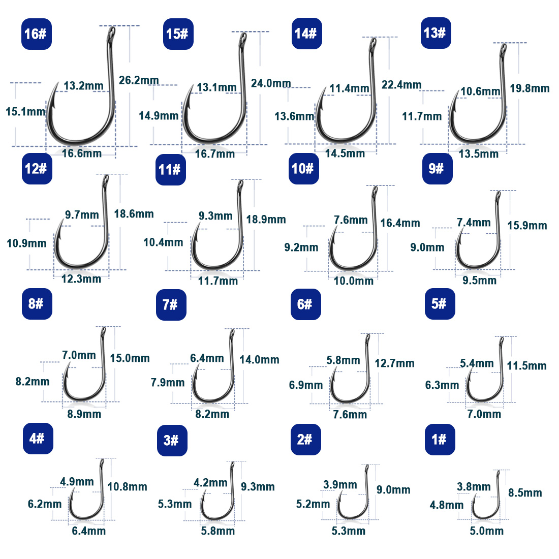 เบ็ดตกปลาอิเซอามะ 9KM 50~200 ช - Fishing Hook Circle บทวิจารณ์และราคา