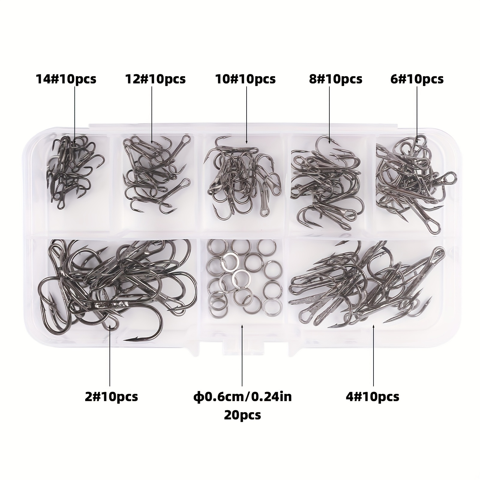 ชุดเหยื่อตกปลา 90 ชิ้น/ชุด พร้ - Fishing Hook Assortment บทวิจารณ์และราคา